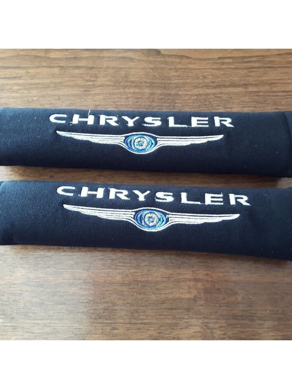Pair of Chrysler Seatbelt Cover Protector Pads New